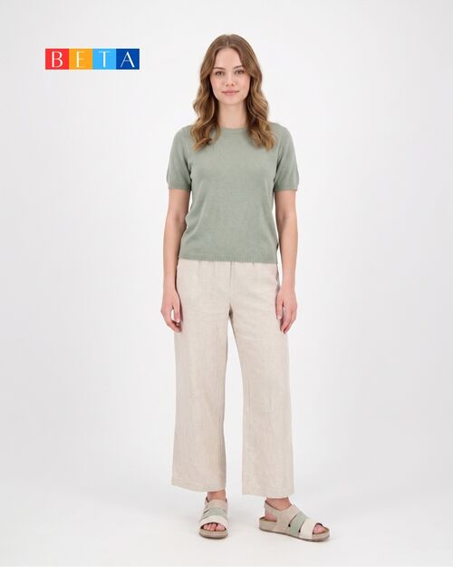 BETA COMFORT Kadın Bej Kombin Süet Deri Sandalet