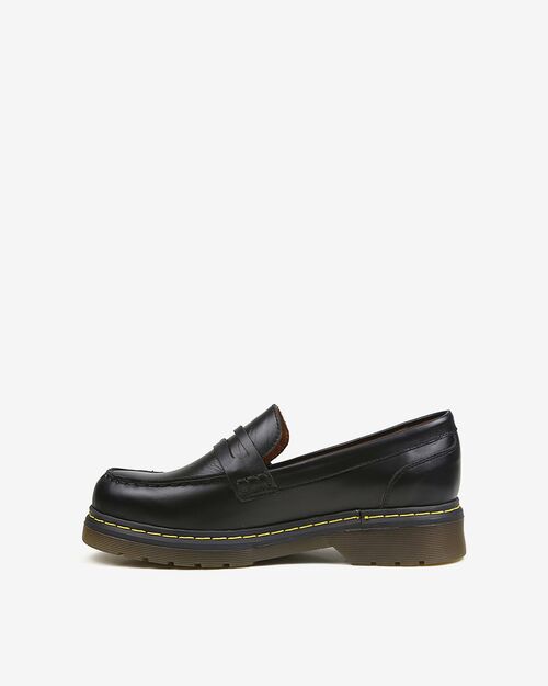 REBETA Deri Kadın Siyah Loafer Ayakkabı