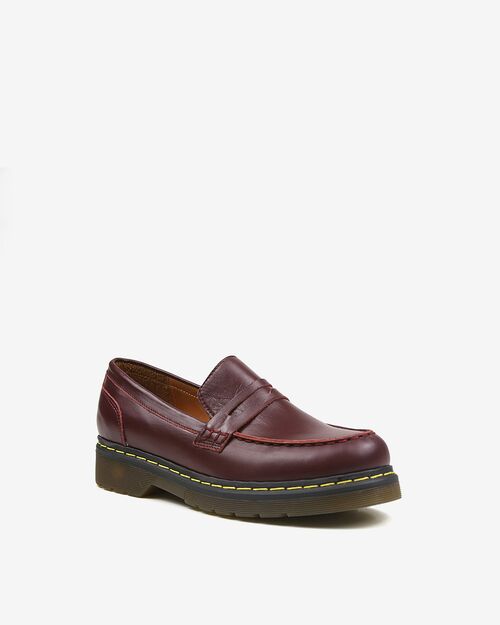 REBETA Deri Kadın Bordo Loafer Ayakkabı