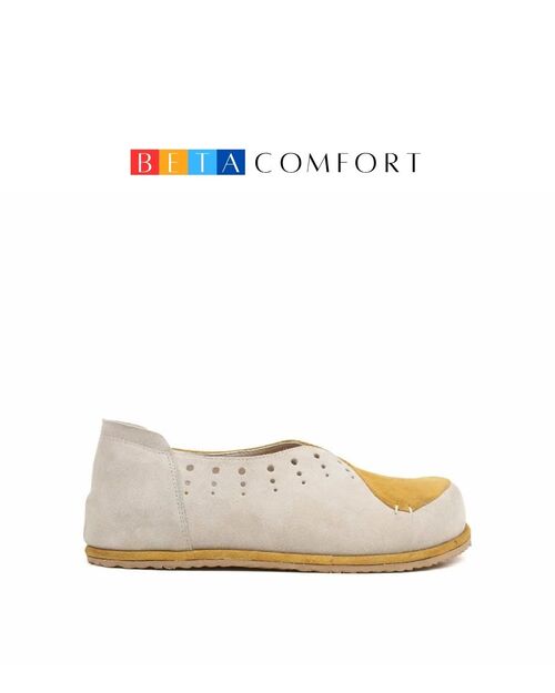 BETA Comfort Kadın Taba Bej Süet Ayakkabı