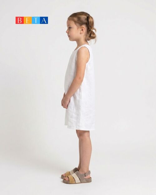 BETA Kids Deri Kız Çocuk Taba Kombin Süet Deri Sandalet