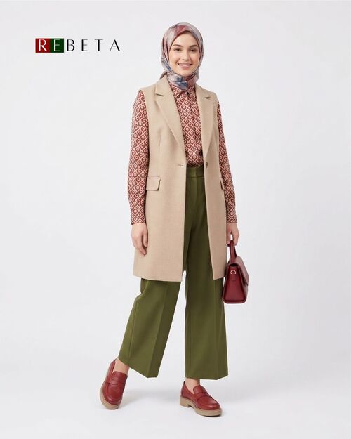 REBETA Deri Kadın Koyu Kırmızı Loafer Ayakkabı