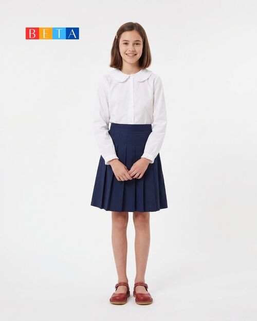 BETA Kids Deri Kız Çocuk Bilekten Bantlı Kırmızı Ayakkabı