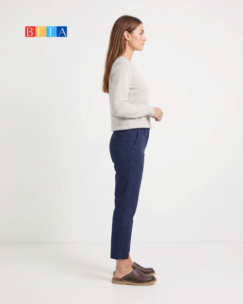 BETA Life Kadın Deri Önü Kapalı Koyu Taba Terlik