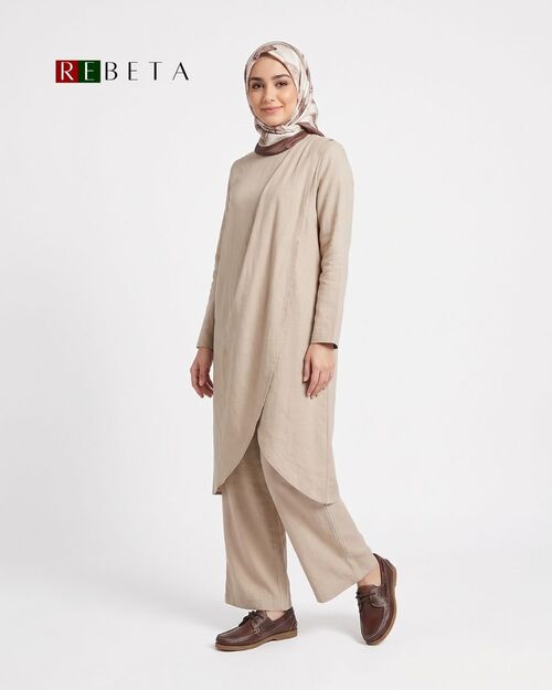 SALURO Deri Kadın Taba Tekne Ayakkabısı