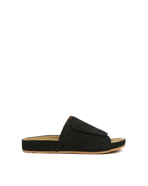 BETA Comfort Erkek Siyah Süet Terlik