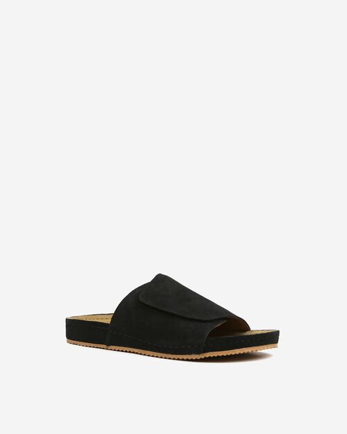 BETA Comfort Erkek Siyah Süet Terlik