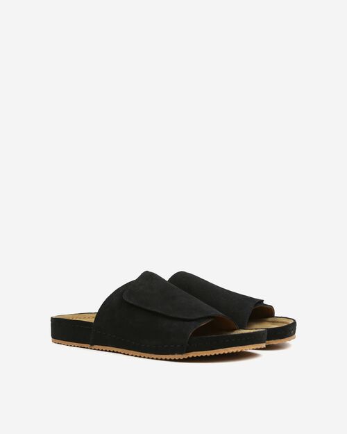 BETA Comfort Erkek Siyah Süet Terlik