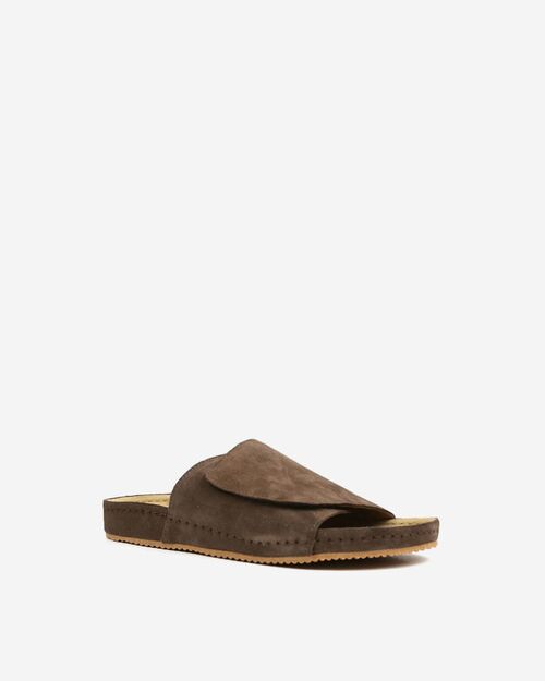 BETA Comfort Erkek Kahve Rengi Süet Terlik