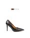 REBETA Deri Kadın Stiletto Siyah