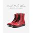 REBETA Deri Kadın Bot Kırmızı