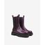 REBETA Deri Kadın Bot Mor