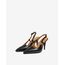 REBETA Deri Kadın Stiletto Siyah