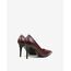 REBETA Deri Kadın Stiletto Bordo