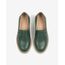 REBETA Deri Kadın Yeşil Loafer Ayakkabı