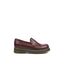 REBETA Deri Kadın Bordo Loafer Ayakkabı