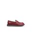 REBETA Deri Kadın Dikiş Detaylı Bordo Loafer Ayakkabı